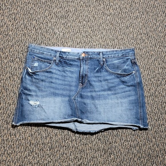 Gap 1969 Denim Skirt Size 16 Waist 33 - Picture 1 of 12